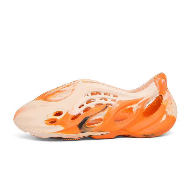 Foreign Trade Plus Size Kanye Coconut Camouflage Cave Shoes EVA Rubber And Plastic Outer Wear Fashion Couple Cave Sandals Beach Shoes